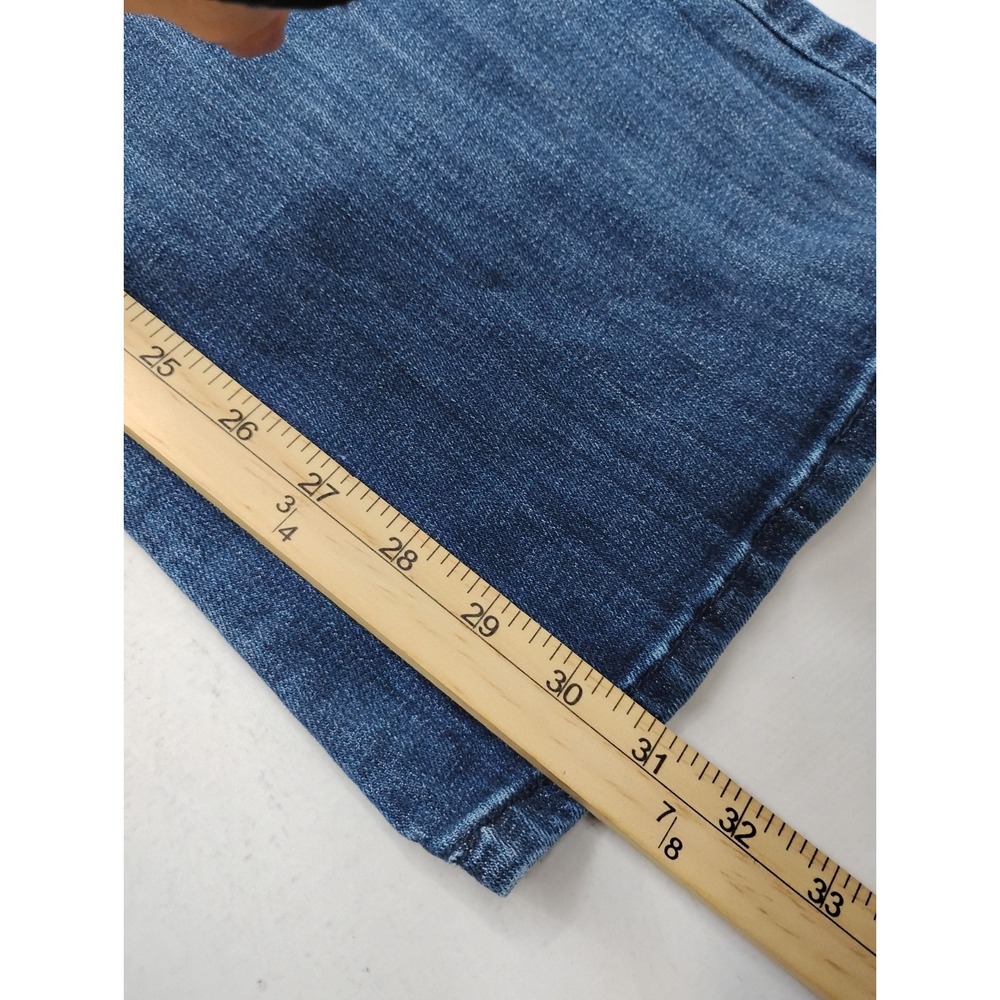 American Eagle AE Hipster Low Rise Boot Vintage Y2K Blue Pants Wide Leg Size 10 - Picture 8 of 16